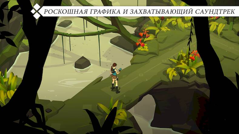 Скачать взломанную Lara Croft GO [Много монет] MOD apk на Андроид