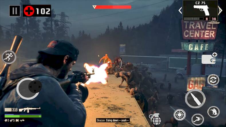 Скачать взломанную Мертвый прикрыть пережитки [Мод меню] MOD apk на Андроид