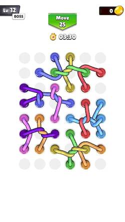 Скачать взломанную Twisted Tangle [Много монет] MOD apk на Андроид