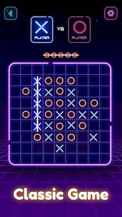Скачать взломанную Tic Tac Toe - 2 Player XO [Много монет] MOD apk на Андроид