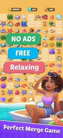 Скачать взломанную Seaside Escape : Merge & Story [Много денег] MOD apk на Андроид