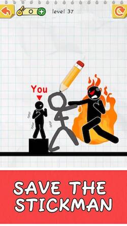Скачать взломанную Draw 2 Save [Бесплатные покупки] MOD apk на Андроид