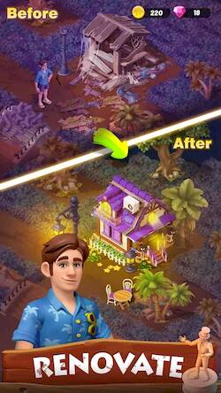 Скачать взломанную Taylor's Secret: Merge story [Бесплатные покупки] MOD apk на Андроид