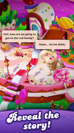 Скачать взломанную Candy Crush Tales [Бесплатные покупки] MOD apk на Андроид
