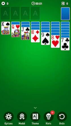 Скачать взломанную Solitaire [Много денег] MOD apk на Андроид