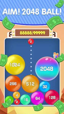 Скачать взломанную Lucky 2048 - Win Big Reward [Мод меню] MOD apk на Андроид