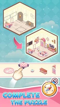 Скачать взломанную Kawaii Puzzle: Unpacking Decor [Много монет] MOD apk на Андроид