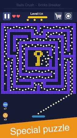 Скачать взломанную Balls Crush - Bricks Breaker [Мод меню] MOD apk на Андроид