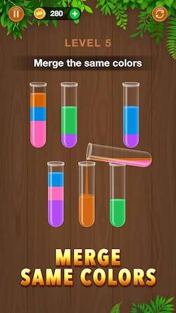 Скачать взломанную Sort Em All -- Water Puzzle [Бесплатные покупки] MOD apk на Андроид