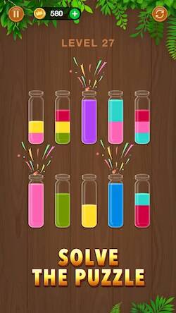 Скачать взломанную Sort Em All -- Water Puzzle [Бесплатные покупки] MOD apk на Андроид