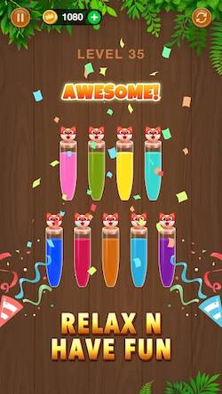 Скачать взломанную Sort Em All -- Water Puzzle [Бесплатные покупки] MOD apk на Андроид