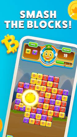 Скачать взломанную Bitcoin Blocks - Get Bitcoin! [Бесплатные покупки] MOD apk на Андроид