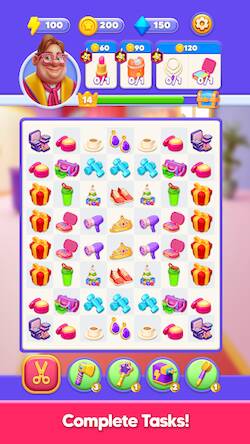 Скачать взломанную Merge Studio: Fashion Makeover [Много денег] MOD apk на Андроид