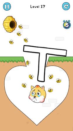 Скачать взломанную Doge Rescue: Draw To Save [Много монет] MOD apk на Андроид