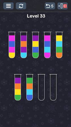 Скачать взломанную Water Sort Puzzle [Мод меню] MOD apk на Андроид