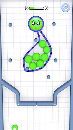 Скачать взломанную Rope And Balls [Много денег] MOD apk на Андроид