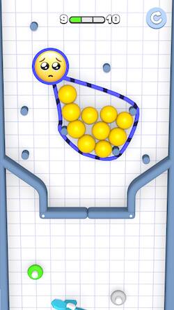 Скачать взломанную Rope And Balls [Много денег] MOD apk на Андроид