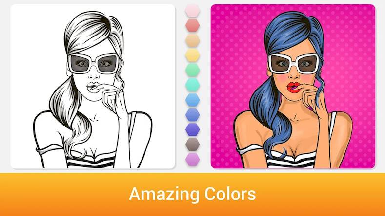 Скачать взломанную ColorMe - Книжка-раскраска [Много монет] MOD apk на Андроид