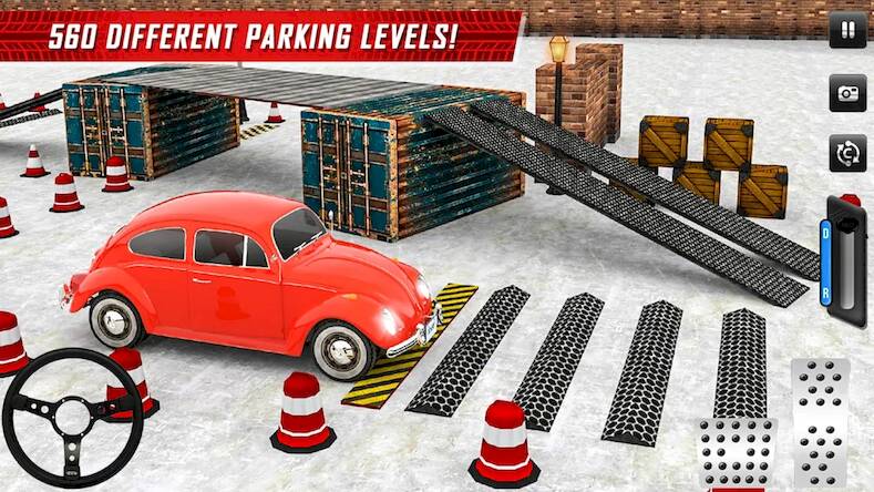 Скачать взломанную Classic Car Parking: Car Games [Много денег] MOD apk на Андроид