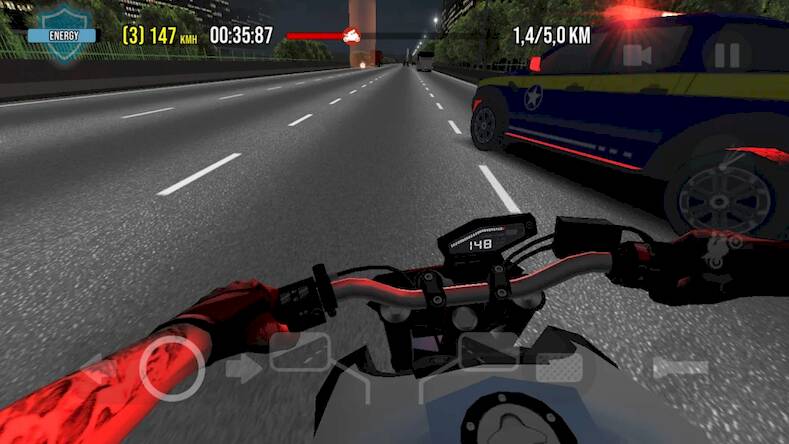 Скачать взломанную Traffic Motos 3 [Много монет] MOD apk на Андроид