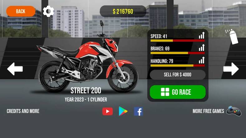 Скачать взломанную Traffic Motos 3 [Много монет] MOD apk на Андроид