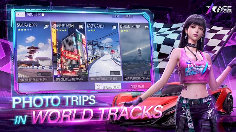 Скачать взломанную Ace Racer [Мод меню] MOD apk на Андроид