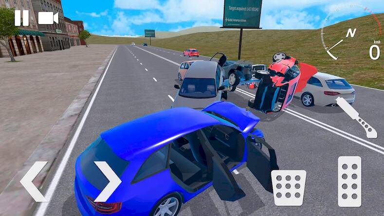 Скачать взломанную Traffic Crashes Car Crash [Бесплатные покупки] MOD apk на Андроид