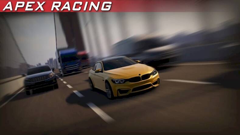 Скачать взломанную Apex Racing [Много денег] MOD apk на Андроид