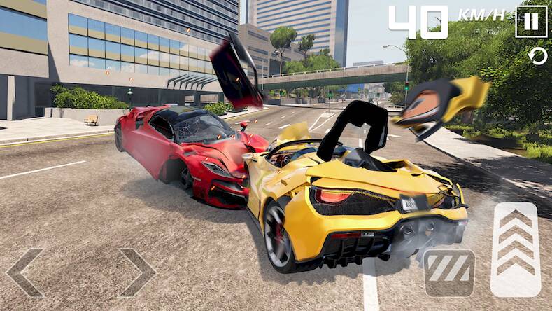 Скачать взломанную Smashing Car Compilation Game [Бесплатные покупки] MOD apk на Андроид