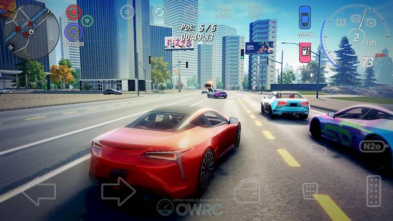 Скачать взломанную OWRC: Гонки с Открытым Миром [Много монет] MOD apk на Андроид