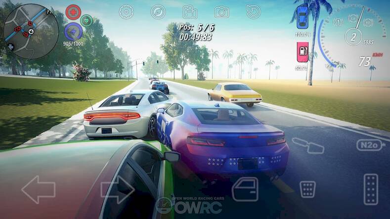 Скачать взломанную OWRC: Гонки с Открытым Миром [Много монет] MOD apk на Андроид