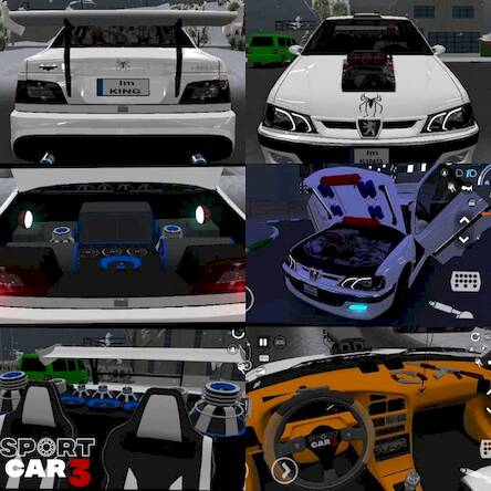 Скачать взломанную Sport car 3 : Taxi & Police -  [Мод меню] MOD apk на Андроид