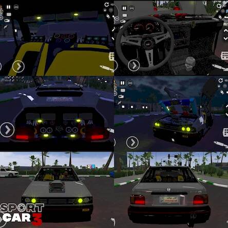 Скачать взломанную Sport car 3 : Taxi & Police -  [Мод меню] MOD apk на Андроид