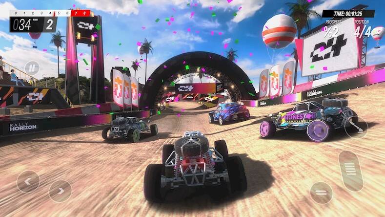 Скачать взломанную Rally Horizon [Мод меню] MOD apk на Андроид