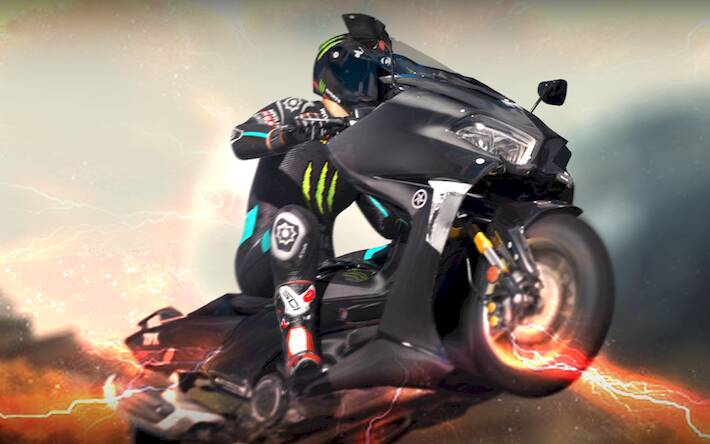 Скачать взломанную Real Moto Traffic [Мод меню] MOD apk на Андроид
