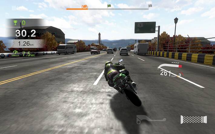 Скачать взломанную Real Moto Traffic [Мод меню] MOD apk на Андроид