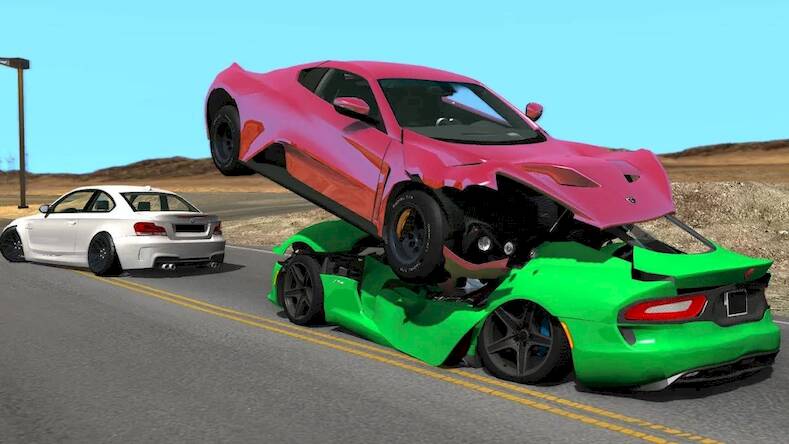 Скачать взломанную Car Crash III Beam Симулятор Р [Много денег] MOD apk на Андроид