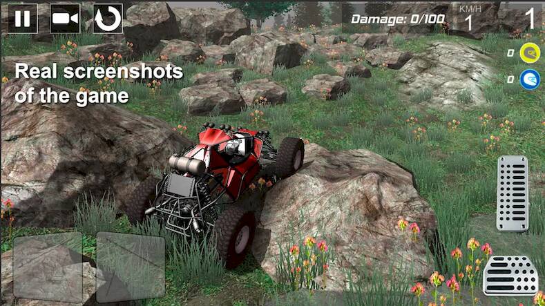 Скачать взломанную Offroad 4x4 Simulator [Много денег] MOD apk на Андроид