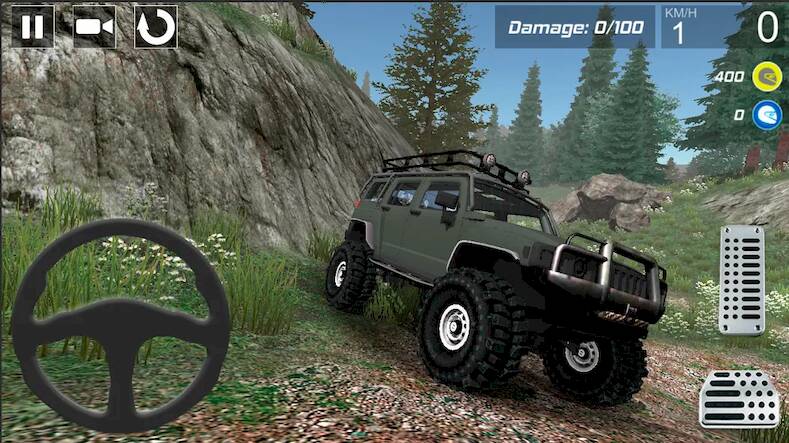 Скачать взломанную Offroad 4x4 Simulator [Много денег] MOD apk на Андроид