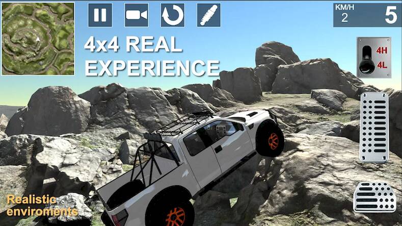 Скачать взломанную Offroad 4x4 Simulator [Много денег] MOD apk на Андроид