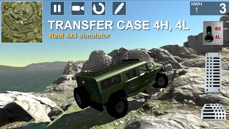 Скачать взломанную Offroad 4x4 Simulator [Много денег] MOD apk на Андроид
