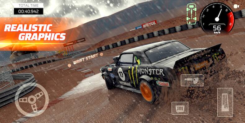 Скачать взломанную Rally One : Race to glory [Мод меню] MOD apk на Андроид