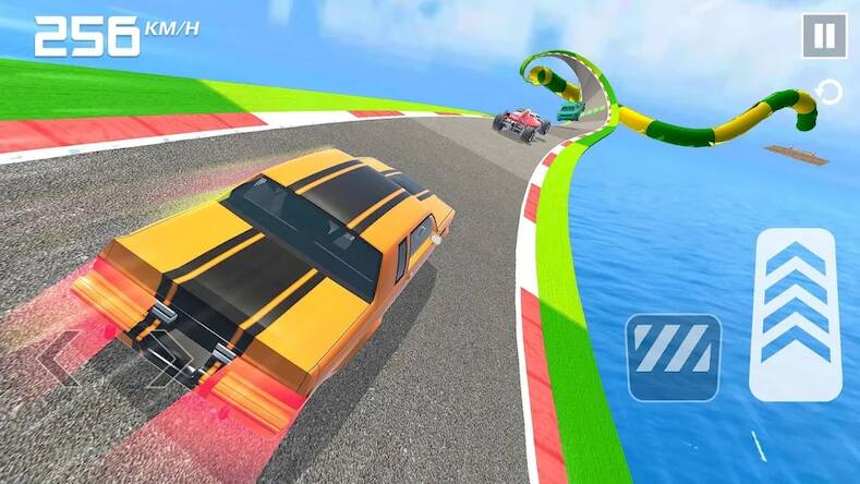 Скачать взломанную GT Car Stunts 3D: Car Games [Много монет] MOD apk на Андроид