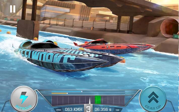 Скачать взломанную TopBoat: Racing Boat Simulator [Много монет] MOD apk на Андроид