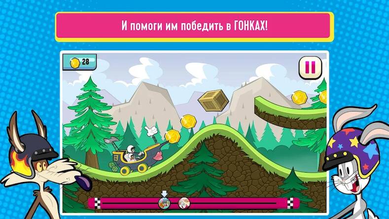 Скачать взломанную Boomerang: Мультяшные гонки 2 [Бесплатные покупки] MOD apk на Андроид