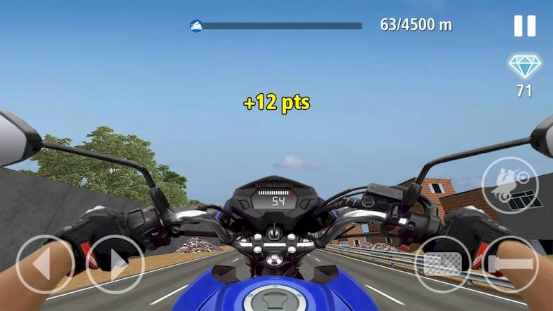Скачать взломанную Traffic Motos [Мод меню] MOD apk на Андроид