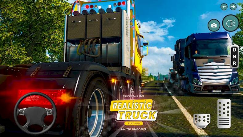 Скачать взломанную Euro Truck Simulator 3 Europa [Много денег] MOD apk на Андроид