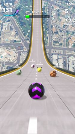 Скачать взломанную Racing Ball Master 3D [Много монет] MOD apk на Андроид