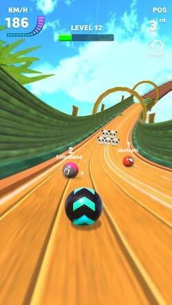 Скачать взломанную Racing Ball Master 3D [Много монет] MOD apk на Андроид