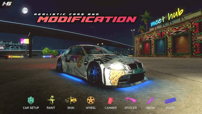 Скачать взломанную Heat Gear - Race & Drift World [Много монет] MOD apk на Андроид